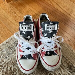 Converse All Star Black and White Star Sneakers